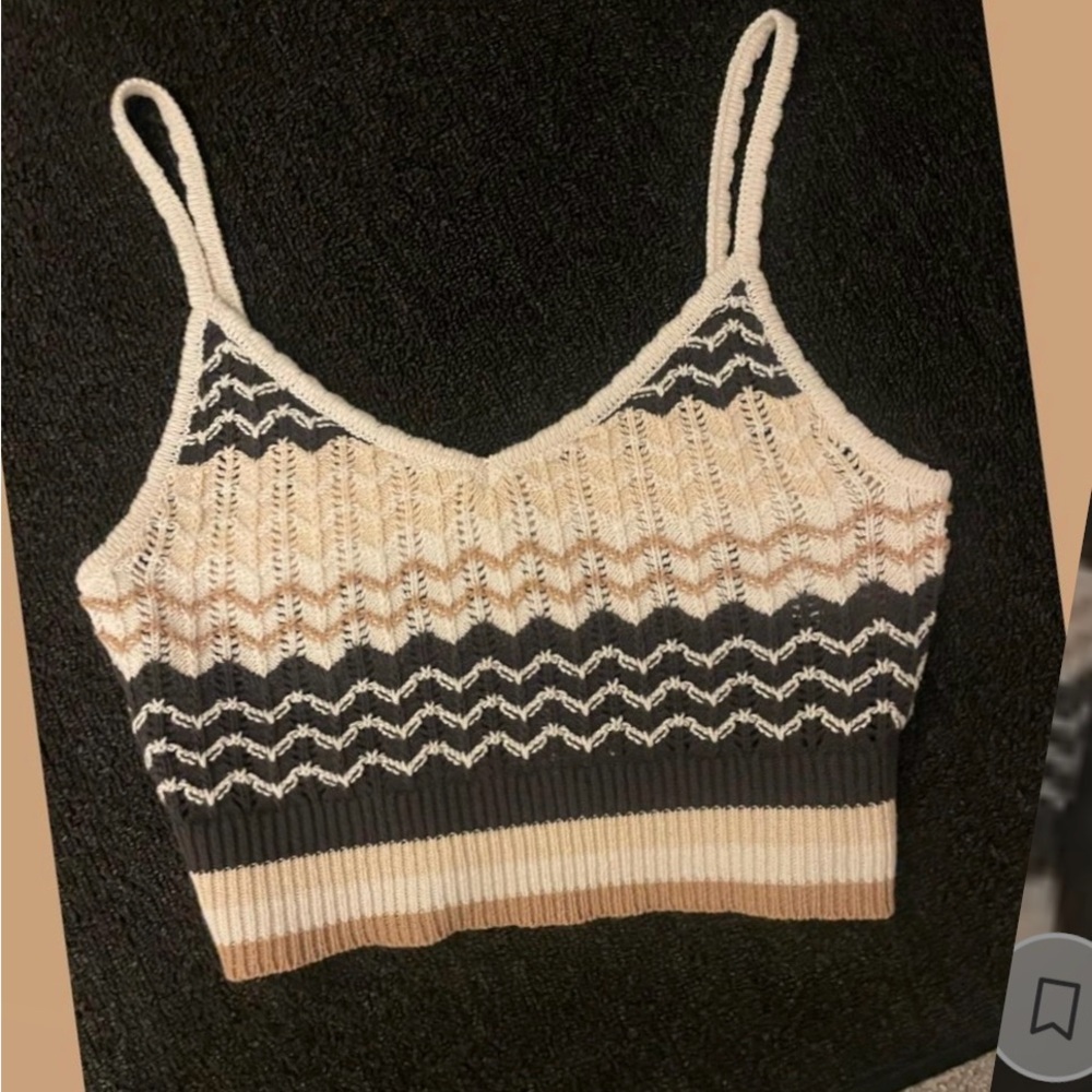 NWT American Eagle crochet cami